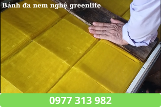 Bánh đa nem nghệ Greenlife - Bí quyết vàng cho món nem nướng Nha Trang chuẩn vị 