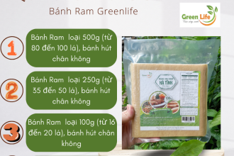 Quy Cách Đóng Gói Bánh Ram Greenlife