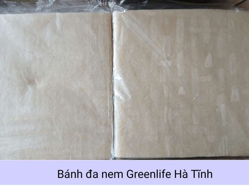 "Bánh đa nem Greenlife Hà Tĩnh chính gốc