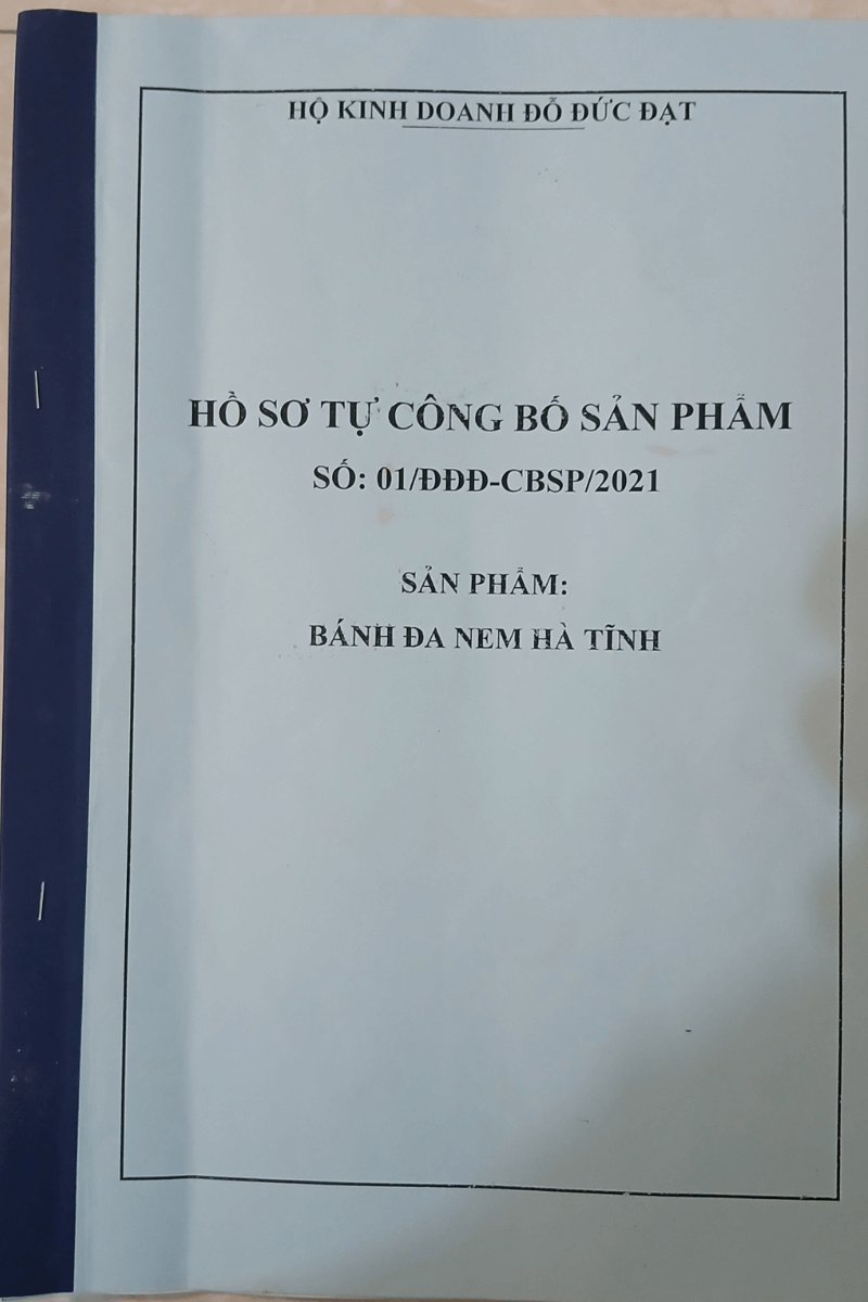 Hồ sơ tự công bố